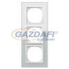 ELEKTRO-PLAST 1473-62 "Sentia" hármas üveg keret, fehér, IP20, 250V, 10A