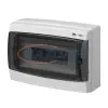 ELEKTRO-PLAST 1603-01 "Galant" falon kívüli, UV álló elosztó, IP65, 12 modul