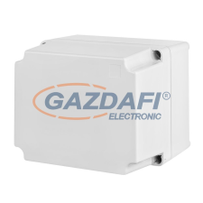 ELEKTRO-PLAST 2704-00 magasított kötődoboz csavaros fedéllel , 110x75x90mm, szürke, IP65 villanyszerelés