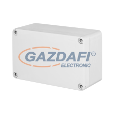 ELEKTRO-PLAST 2707-00 kötődoboz sima oldalfallal, 170x105x82mm, szürke, IP65 villanyszerelés