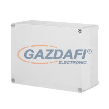 ELEKTRO-PLAST 2717-00 kötődoboz sima oldalfallal, 220x170x107mm, szürke, IP65 villanyszerelés