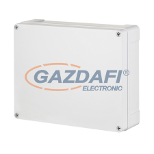 ELEKTRO-PLAST 2719-00 kötődoboz sima oldalfallal, 270x220x106mm, szürke, IP65 villanyszerelés