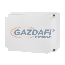 ELEKTRO-PLAST 2721-00 magasított kötődoboz csavaros fedéllel , 270x220x168mm, szürke, IP65 villanyszerelés