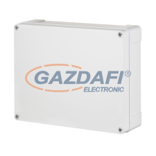 ELEKTRO-PLAST 2723-00 kötődoboz sima oldalfallal, 313x253x115mm, szürke, IP65 villanyszerelés