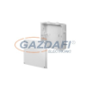 ELEKTRO-PLAST EP-0231-04 kötődoboz, 8 kúpos kábelbevezetővel, csavaros fedéllel, 196x196x78mm, szürke, IP55