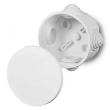 ELEKTRO-PLAST EP-0240-04 kötődoboz 4 kúpos kábelbevezetővel, 65x35mm, szürke, IP44 villanyszerelés