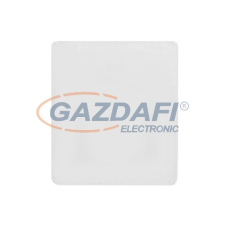 ELEKTRO-PLAST S09221 Zárólap, szürke 90x105mm villanyszerelés