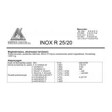  Elektróda INOX R 25/20 2.5 mm 1 kg (11138) hegesztés