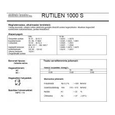  Elektróda Rutilen 1000 S 2.0 mm 4 kg (11017) hegesztés