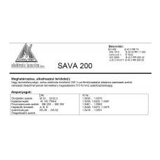  Elektroda SAVA 200 3.25 mm 5.2 kg (14089) hegesztés