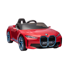 Elektromos autó BMW i4 cabrio piros elektromos járgány