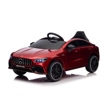 Elektromos autó Mercedes CLA 45s AMG 4x4 pirosra festve elektromos járgány