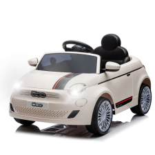 Elektromos autó Milly Mally Milly Mally Fiat 500e fehér elektromos járgány
