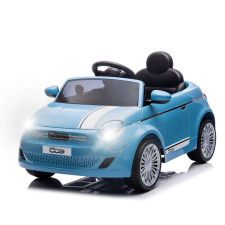  Elektromos autó Milly Mally Milly Mally Fiat 500e kék elektromos járgány