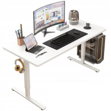  Elektromos emelős íróasztal Fehér 140 cm Állítható 72-118 cm íróasztal