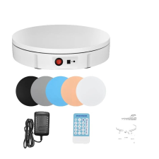  Elektromos forgó kijelző állvány, 360 fokos lemezjátszó, ékszertartó, EU 220V nyaklánc