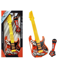 Elektromos Gitár Mikrofonnal - Piros játékhangszer
