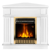  Elektromos kandalló Marina Colt white &amp; Gala gold, Art Flame, 1000x1000x500 mm, 2000W, Termosztát, 5 lángintenzitási fokozat, Időzítő