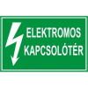  Elektromos kapcsolótér - műanyag, 160*240mm