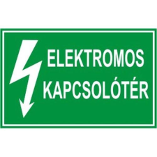  Elektromos kapcsolótér - műanyag, 160*240mm információs tábla, állvány