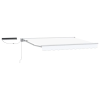  Elektromos Kihúzható Napernyő Fehér 3 x 2,5 m