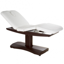 Elektromos masszázs és kezelőágy barna fa hatású talppal AE402238TB (AE402238TB) szépségápolási bútor