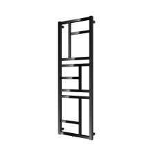 Elektromos radiátor Hopa Mondrian 159x50 cm fekete matt REDMON501431Y fűtőtest, radiátor
