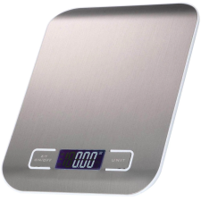 Elektronikus rozsdamentes acél konyhai mérleg 5 kg/1 g háttérvilágított LCD-vel konyhai mérleg