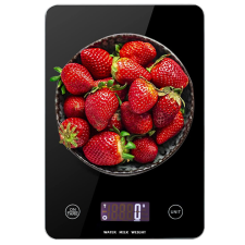Elektronikus üveg konyhai mérleg LCD kijelzővel 5 kg-ig konyhai mérleg