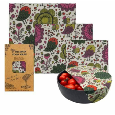Élelmiszer csomagolópapír, Zero Waste, méhviasz, organikus pamut, újrahasznosítható, madár modell papírárú, csomagoló és tárolóeszköz