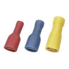 Elematic Teljesen szigetelt saru 6,3*0,8mm - kék FEMALE villanyszerelés