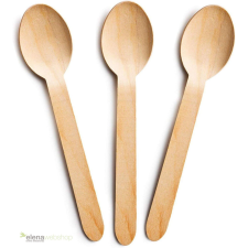  Elena Fa teás/kávés kanál 95 mm party kellék