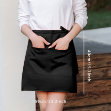  Élénk piros konyhai kötény zsebekkel férfiaknak és nőknek - Tökéletes éttermekhez és grillezésekhez lakástextília