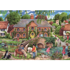  Élet a faluban 1000 darabos puzzle puzzle, kirakós