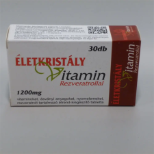  Életkristály multivitamin rezveratrollal+q10 30 db vitamin és táplálékkiegészítő