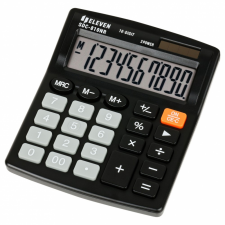 Eleven calculator office SDC-810NR 10-digit display, dual-powered, black számológép