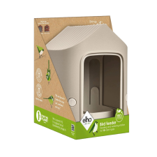 Elho Cosy madáretető 18 cm bézs-fehér madár kalitka