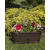 Elif Plastic Virágláda alátéttel Verbéna 1,9L 30x12x11cm Szín: Barna