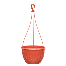 Elif Plastik Függő virágtartó 27x40 cm 5.8L Szín: Terrakotta kerti tárolás