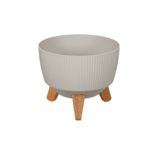 Elif Plastik Kaspó Nostalgia 29cm Szín: Világos szürke kerti tárolás