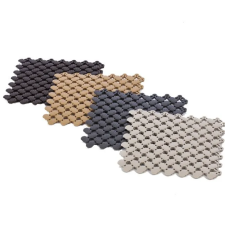 ELIGA® PVC Műanyag lábrács Basic 20 x 20 cm, sötét szürke szauna kiegészítő