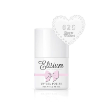Elisium UV Zselélakk, Hybrid Körömlakk 020 Hófehér, 8 ml lakk zselé