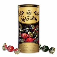 Elit Supremo Ét-, és Tejcsokoládé Golyók Mogyorókrémmel Töltve 350g csokoládé és édesség