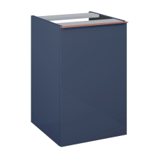 Elita Look szekrény 40x44.9x63.5 cm oldalt függő kék 168581 fürdőszoba bútor