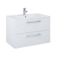Elita Roma Plus 80cm alsó szekrény+mosdó fehér fürdőszoba bútor