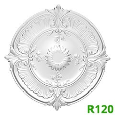 Elite Decor Poliuretán rozetta (R120) oldalfalra, mennyezetre (77 cm) tapéta, díszléc és más dekoráció