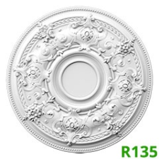 Elite Decor Poliuretán rozetta (R135) oldalfalra, mennyezetre (73,8 cm) tapéta, díszléc és más dekoráció