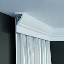 Elite Decor Poliuretán stukkó (P889) kemény, holker díszléc sarokba, karnistakarónak tapéta, díszléc és más dekoráció