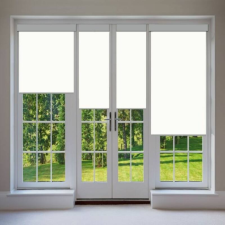 Elite Elite Home® ablakra szerelhető sötétítő és árnyékoló roló, fém házban, fehér, 120x120cm lakástextília