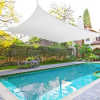 Elite Garden Napvitorla - árnyékoló teraszra, négyszög alakú 2x3 m Fehér színben - HDPE anyagból